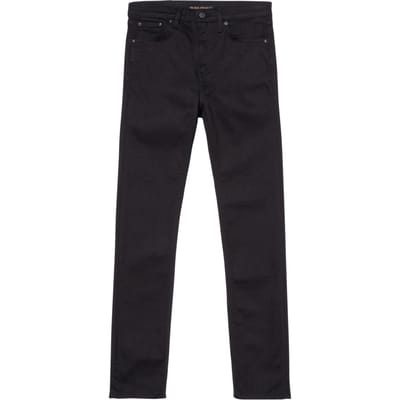 Nudie Jeans Mellow Mae Everblack Black Size: W28L28 | Slim Outlet | Dames | Zwart