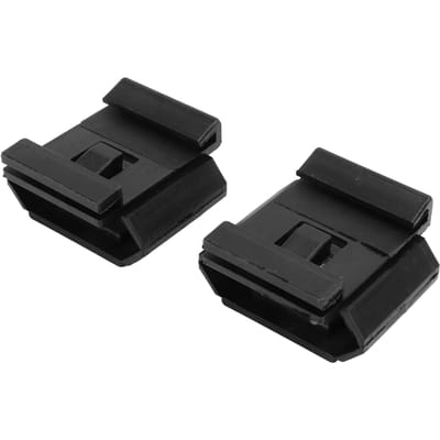 Lot de 2 clips de fixation de pare-chocs de rechange 2018800114 pour Mercedes W201 black