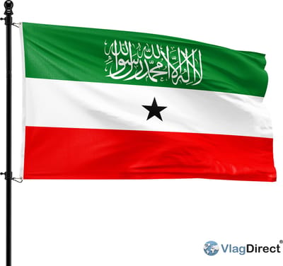 VlagDirect - Somalilandse vlag - Somaliland vlag - 90 x 150 cm.