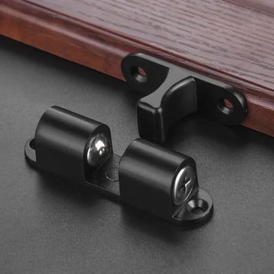 1 Pièce Butoirs de Porte Invisibles Supports Sans Perçage Sécurité Bébé Anti-Pincement Loquet Bouchons de Sol Protecteur Tampon Amélioration de l'Habitat noir