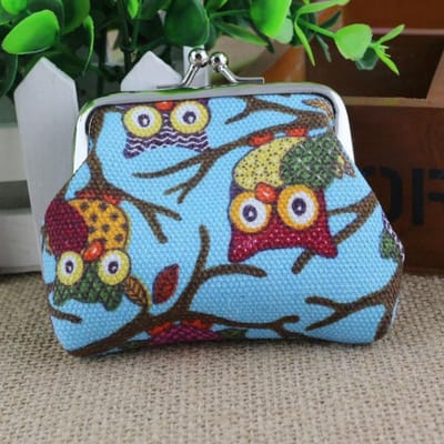 Leuke Beugelportemonnee - Wallet - Uil - Muntenhouder - Op Reis - Reizen - Geld - Munten - Portefeuille - Compacte Muntportemonnee - Schattig Uilontwerp - Beugelportemonnee - Munten en Kleine Geldzaken - Reizen