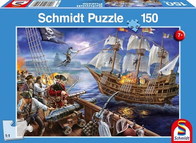 Piraten Puzzel - Kinderpuzzel Legpuzzel - Vrije Tijd - 150 Stukjes - 43 x 2 cm - Alle kleuren