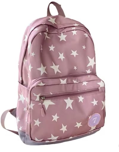 Sterren Rugzak | Sterrenpatroon Rugtas | Ster Rugtas | Roze Sterren Rugtas | Gave Rugzak | Rugzak Meisjes | Rugzak Jongens | Sterren Rugtas | 15 - 20 liter | Kinder Rugzak