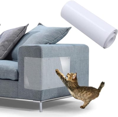 Scratchbestendige tape voor katten en honden, 30 x 500 cm, transparante beschermfolie voor meubels, muren en deuren, zelfklevende PVC film