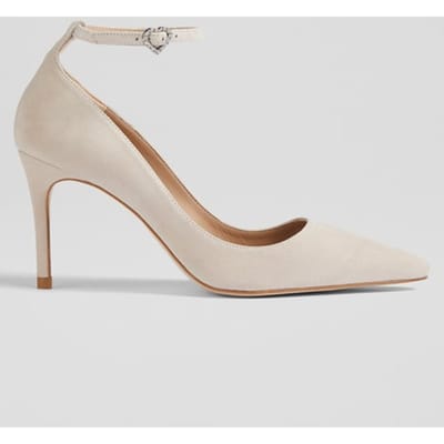 LK Bennett Catelyn Ankle Sandal Power Pink Maat: 39 | Sandalen Outlet | Dames | Beige