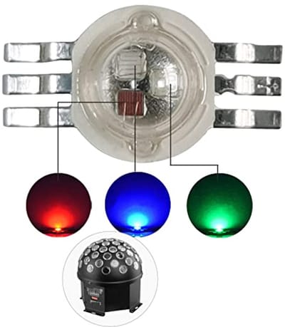 20 Stuks 9W 3-in-1 RGB LED Kralen voor Podiumverlichting