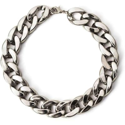 Mode Ketting Halsband Huisdier Halsketting Kat Hond Gouden Halsketting Verstelbare Ketting Hondenhalsband Pitbull Halsband Kat Hond M zilver