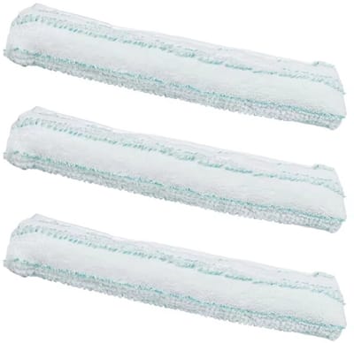 3 stuks dweildoeken - geschikt voor Leifheit -27.5*7cm - er zit geen dweil bij - zwabber voor nat en droog - microvezeldoekjes - Turquoise