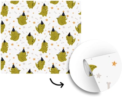 Behang - Fotobehang Design - Jongens - Draak - Kinderen - Breedte 240 cm x hoogte 240 cm