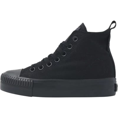British Knights - Kaya Mid Dames Sneakers Hoog - Maat 36 - Zwart - Katoen - Vrouwen Schoenen