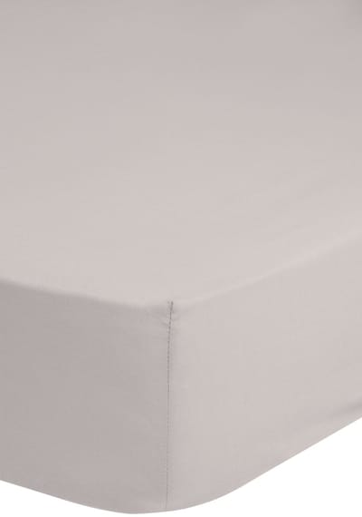HIP hoeslaken effen kleur - 2 persoons 140x200 cm - Zand - 100% Katoen satijn