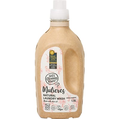 Mulieres Natuurlijk vloeibaar wasmiddel - Rose Garden 1.5L 37 wasb...