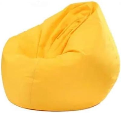 Zitzak voor buiten - Loungestoel Tuinstoel - Buiten Ontspannen - Waterdicht Polyester - 70 x 80 cm - Geel