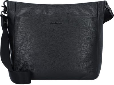 Mandarina Duck Mellow Leather - Schoudertas L 35 cm (nero)