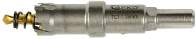 GEKO Carbide gatenzaag - 18 mm - titanium boor - hoge precisie
