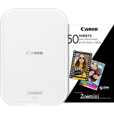 Canon Zoemini 2 Wit + 50 vellen fotopapier