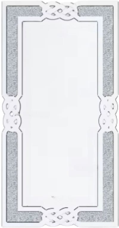 Kristal Wandspiegel XL - Woonkamer & slaapkamer - Rechthoek - Staand of hangend - 120x60cm