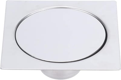 Afvoerputje - Vloerafvoer - Badkamer Drainage - Roestvrij Staal - 10 x 10 cm - Zilverkleurig