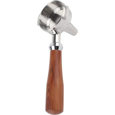 Porte-filtre 58 mm Acier Inoxydable Café Thé Porte-filtre Bec Simple Filtre à Café E Classic Rosewood