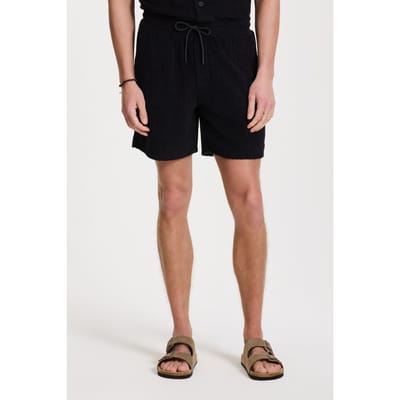 Shiwi Tony Toweling Shorts Geo Sun Black Geo Sun Maat: S | Korte Broeken Outlet | Heren | Zwart