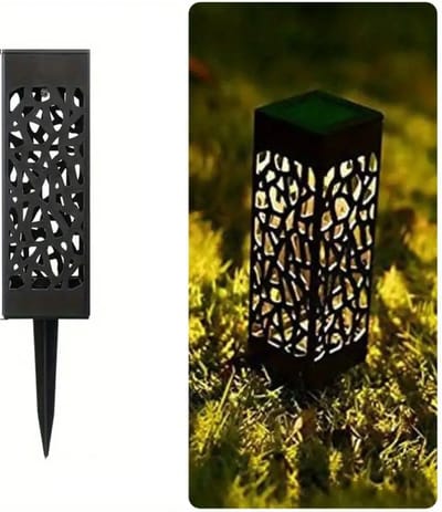 Bovista Tuinverlichting - Tuinlampen - Buitenverlichting - Tuin Verlichting - Led Lamp - Licht - Op Zonneenergie - LED - Warm Licht - 6 stuks