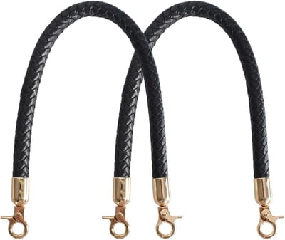 Vervangende Tas Handvatten, 2-Pack Schouderriemen, PU Tasriem met Gouden Haken voor Handtassen, DIY Tasaccessoires en Modeaccessoires