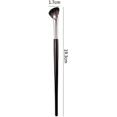 Zwarte Sculpting Kwast Professionele Make-up Kwasten Grote Cosmetische Gezicht Cont Bronzer Schuin Poeder Blush Kwast Gezicht Make-up Tools 1.7cm zwart