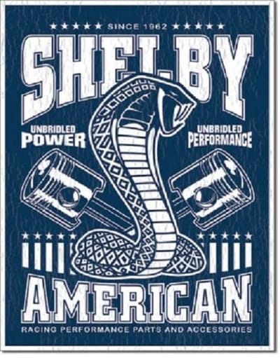 Wandbord - Ford Shelby American Unbridled