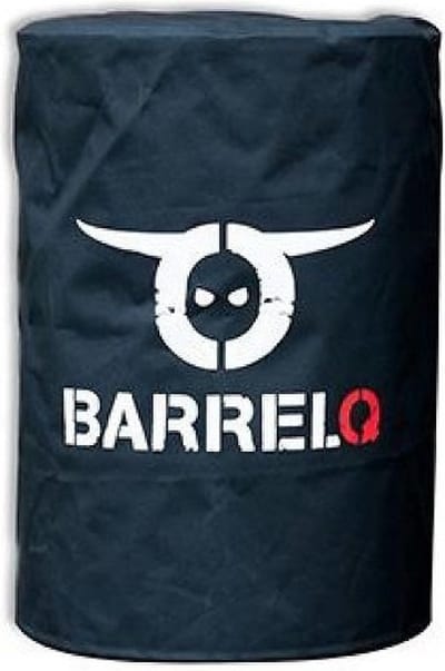 BarrelQ Small - BBQ Beschermhoes - 600D Polyester - Zwart - 100% Waterdicht - Ø40x58 cm - Past op BarrelQ Small 60L Barbecue