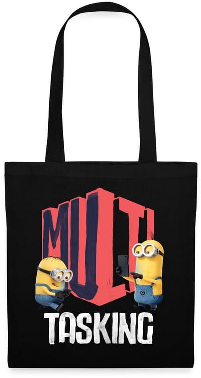 Minions Dave En Kevin Multitasking Tas Van Stof Schoudertas