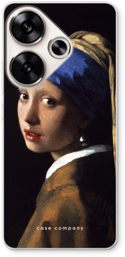 Case Company® - Hoesje geschikt voor Xiaomi Poco F6 hoesje - The Pearl Earring - Soft Cover Telefoonhoesje - Bescherming aan alle Kanten en Schermrand