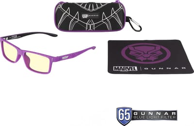 GUNNAR - Cruz Kids Medium (age 8-12) Gaming Bril - Computerbril - Blauw Licht Bril - Blue Light Glasses Zonder Sterkte Amber