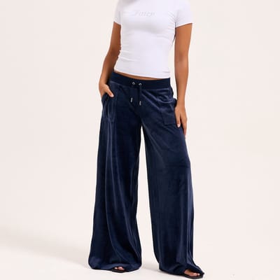 Juicy Couture Juicy Couture Yuka Wide Leg Jogger With Jc Embroidery - Maat XS