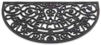 Hamat Deurmat Welcome Rubber 75 x 45 cm - halfrond