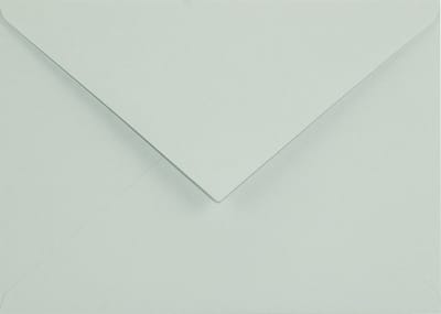 Gladde groene enveloppen C6 - 114 x 162 mm - A6 - 25 stuks - NK natgelijmde - 120 gram - Keaykolour - Netuno