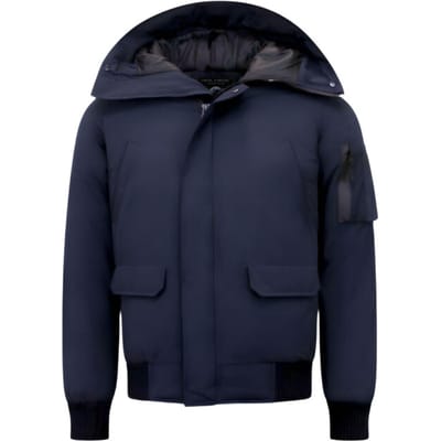 Heren Winterjassen Korte Model- 8821 - Blauw