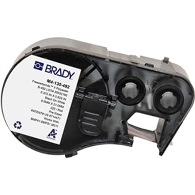 Brady M4-130-492 FreezerBondz polyester labels zwart op wit | 20,99 mm x 9,53 mm (origineel)