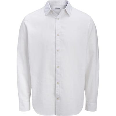Jack & Jones Summer Linen Blend LS Overhemd Heren - Maat L
