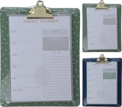 Klembord A4 met weekplanner