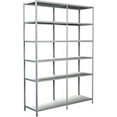 Legborden zonder grendels, H 2300 x B 1600 x D 500, wit