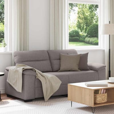 vidaXL - 2-zitsbank - Taupe - 180x81x84 - cm - Stof