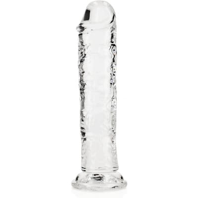 Shots - RealRock REA152TRA1 - Straight Realistic Dildo Suction Cup - 7'' / 18 - Tra