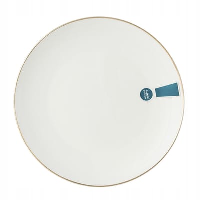 Altom Bella Złota Linia - Diepe Porseleinen Bord - 20cm - Kremkleurig - Gouden Rand