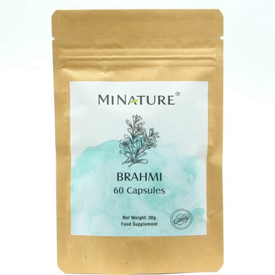 Brahmi Capsules 60 stuks - 450mg Poeder van Bacopa Monnieri per Vegan Capsule - 100% Plantaardig