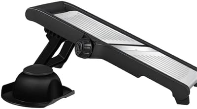 DnA® Groentesnijder - Mandoline Keukensnijder - Mandoline Groentesnijder - Zwart/Wit - 42cm x 14cm x 14cm