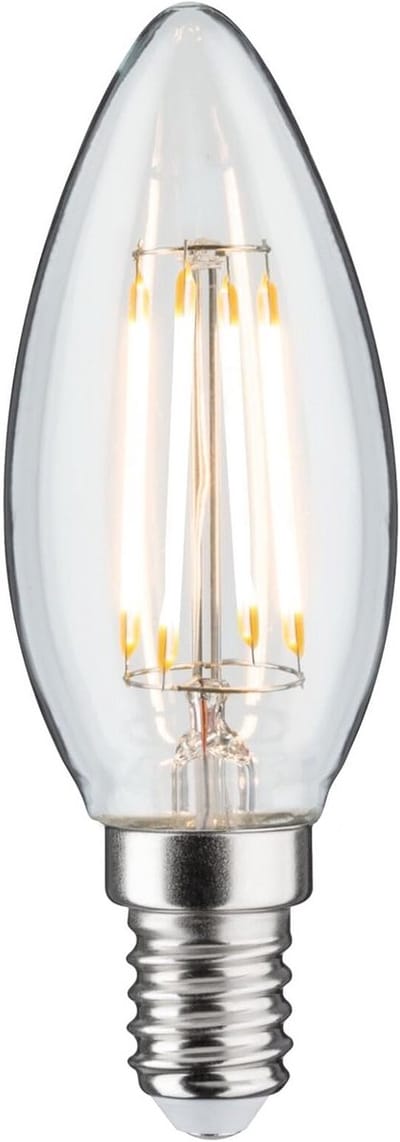 LED Filament Kaarslamp 4,8W Dimbaar Warmwit E14 - Energiezuinig Verlichtingsmiddel