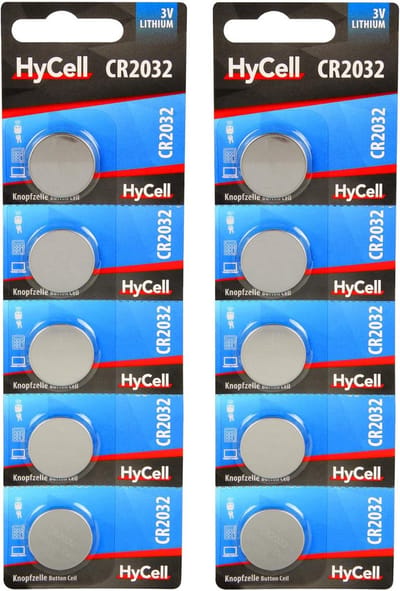 Lithium Knoopcel Batterijen CR2032 3V - 10 Stuks voor Afstandsbediening, Horloge en Elektronica