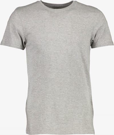 Unsigned heren T-shirt grijs ronde hals - Maat L