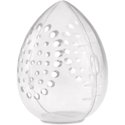 Make-up spons opbergdoos Make-up spons puff houder standaard Lege cosmetische eivormige rek Transparante puffs droogdoos Nieuw 2022 wit