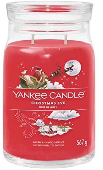Geuroptimus Candle voor Kerst | Grote Jarrenkaars met Dubbele Lonten | Sojawas Blend Langdurige Brandtijd